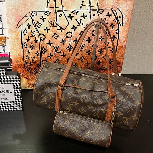 Louis Vuitton Vintage Papillon 30 & mini pouch - EUC w/ COA - Picture 1 of 14